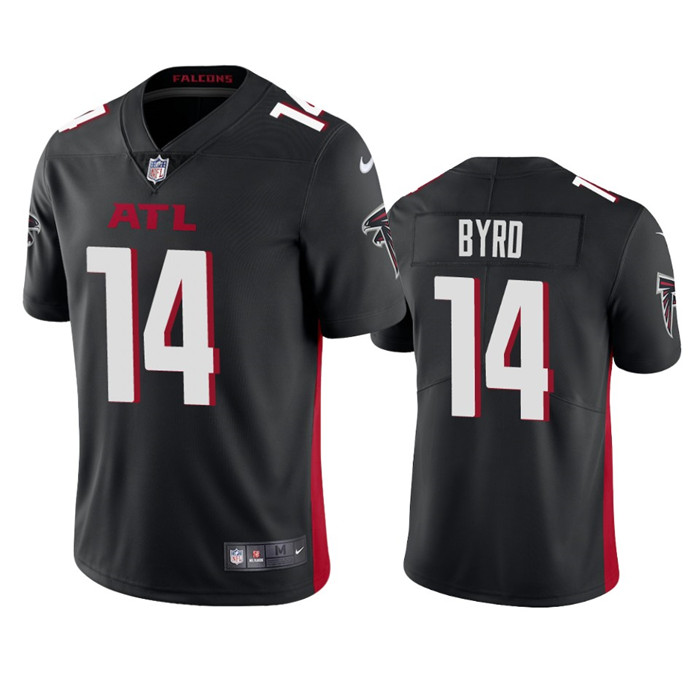Men's Atlanta Falcons #14 Damiere Byrd Black Vapor Untouchable Stitched Football Jersey